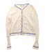 A White Cardigans from Bonpoint in size 8Y for girl. (Front View)