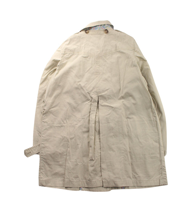 A Beige Coats from Bonpoint in size 8Y for girl. (Back View)