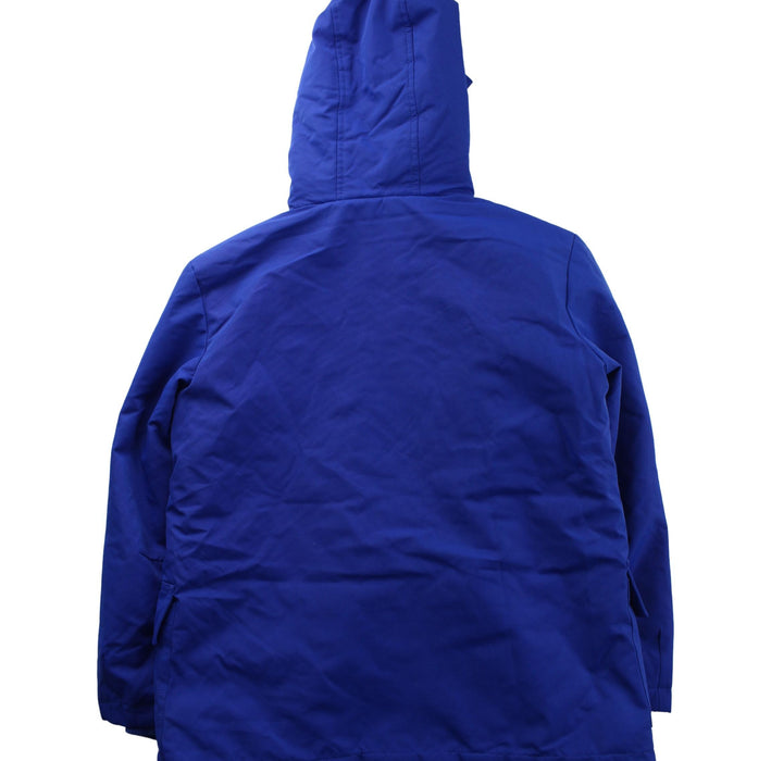 A Blue Lightweight Jackets from Jacadi in size 10Y for boy. (Back View)