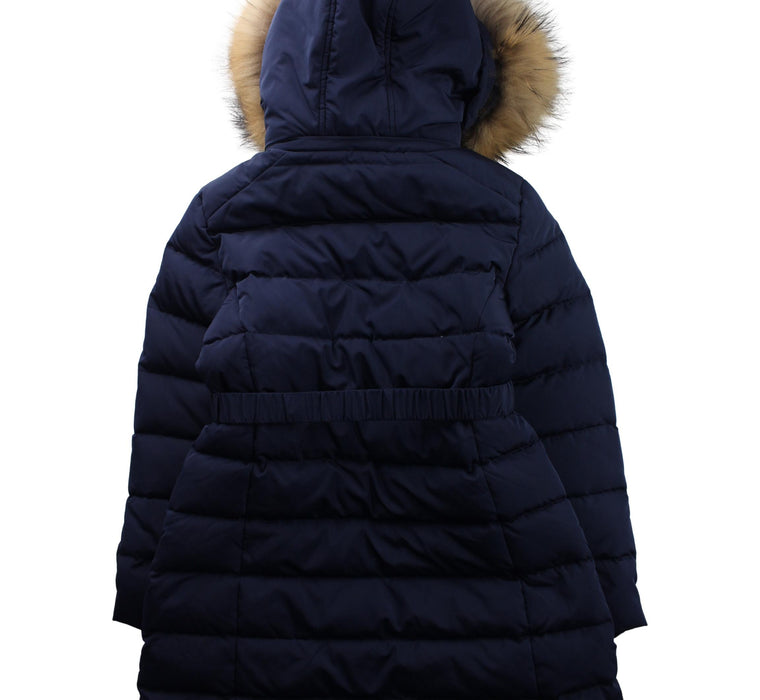 A Blue Puffer/Quilted Coats & Outerwear from Kingkow in size 10Y for girl. (Back View)