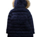 A Blue Puffer/Quilted Coats & Outerwear from Kingkow in size 10Y for girl. (Back View)