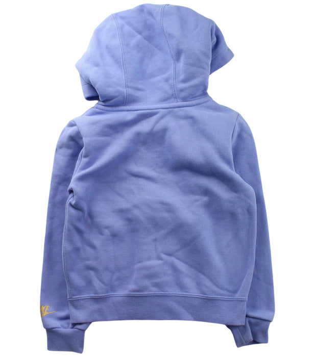 A Blue Zippered Sweatshirts from Nike in size 4T for boy. (Back View)