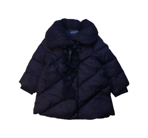 A Navy Puffer/Quilted Coats & Outerwear from Nicholas & Bears in size 2T for girl. (Front View)