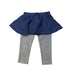 A Navy Short Skirts from Miki House in size 12-18M for girl. (Front View)