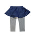 A Navy Short Skirts from Miki House in size 12-18M for girl. (Back View)