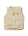 A Beige Dress Up Vests from Miki House in size 12-18M for neutral. (Front View)