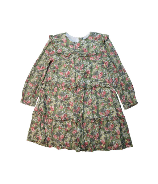 A Multicolour Long Sleeve Dresses from Polo Ralph Lauren in size 5T for girl. (Front View)