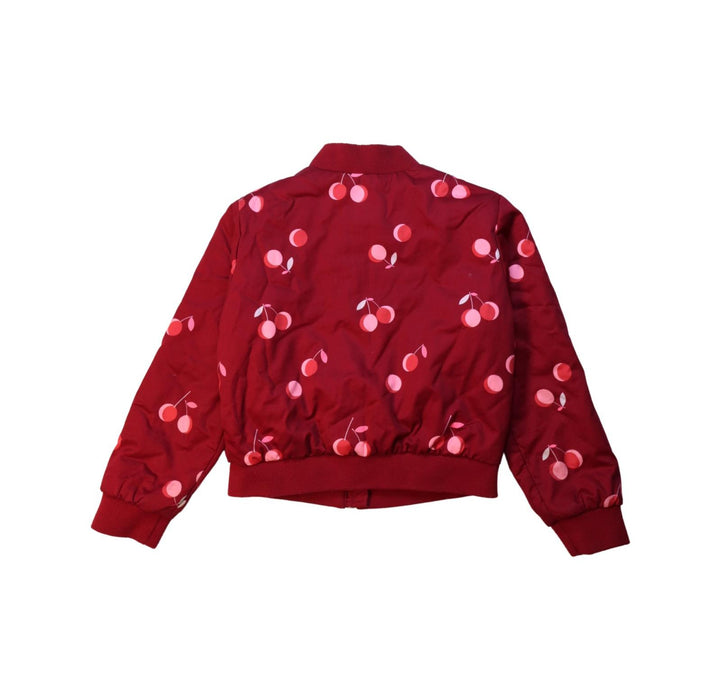 A Red Lightweight Jackets from Jacadi in size 8Y for girl. (Back View)