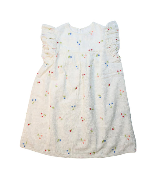 A Multicolour Short Sleeve Dresses from Bonpoint in size 6T for girl. (Front View)