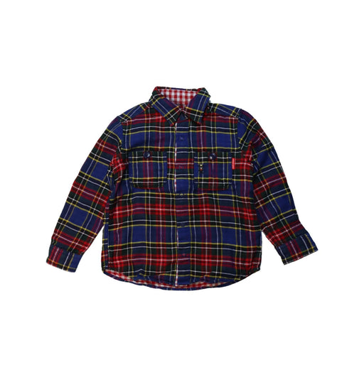 A Multicolour Long Sleeve Shirts from Miki House in size 4T for boy. (Front View)