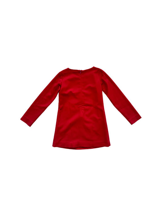 A Red Long Sleeve Dresses from Moschino in size 3T for girl. (Back View)