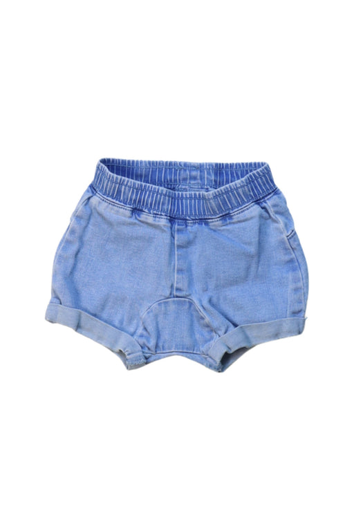A Blue Shorts from Seed in size 12-18M for girl. (Front View)