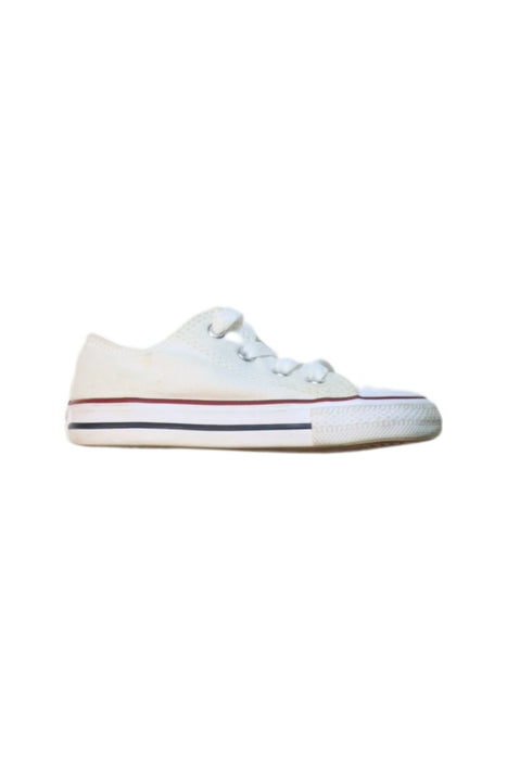 A White Sneakers from Converse in size 18-24M for neutral. (Front View)