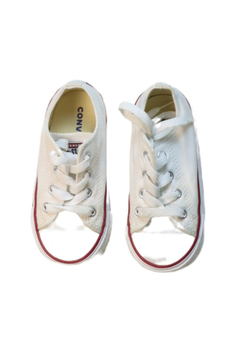 A White Sneakers from Converse in size 18-24M for neutral. (Back View)