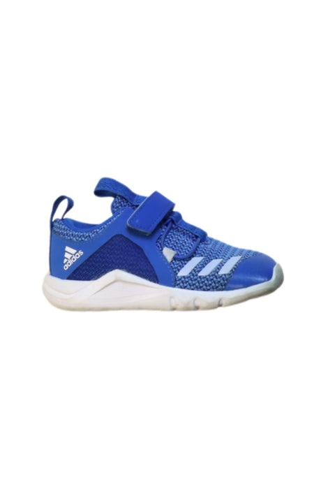 A Blue Sneakers from Adidas in size 12-18M for boy. (Front View)