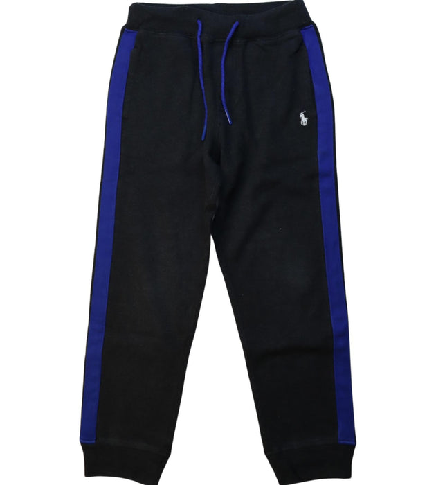 A Black Sweatpants from Polo Ralph Lauren in size 6T for boy. (Front View)