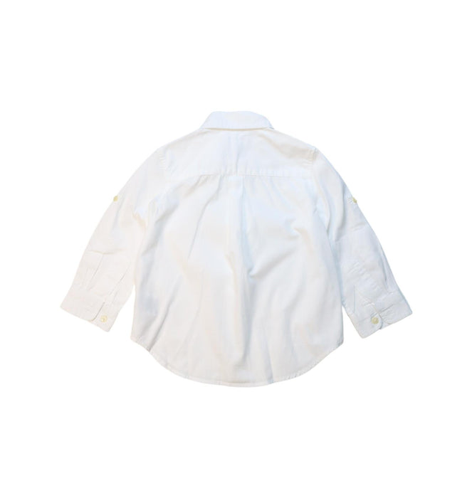 A White Long Sleeve Shirts from Ralph Lauren in size 18-24M for boy. (Back View)