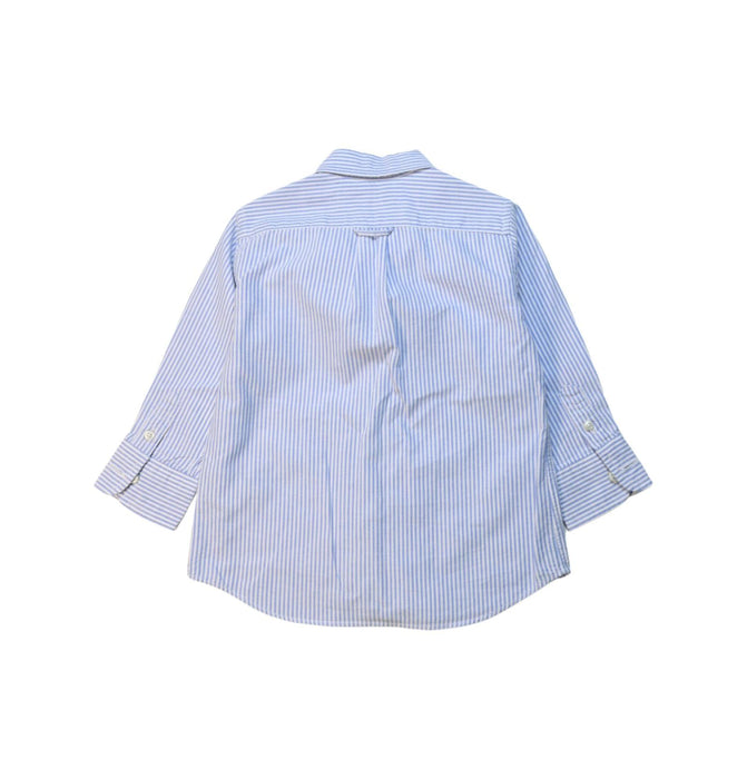 A Blue Long Sleeve Shirts from Crewcuts in size 2T for boy. (Back View)