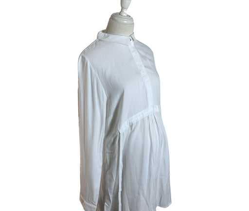 A White Long Sleeve Shirts from Seraphine in size S for maternity. (Front View)