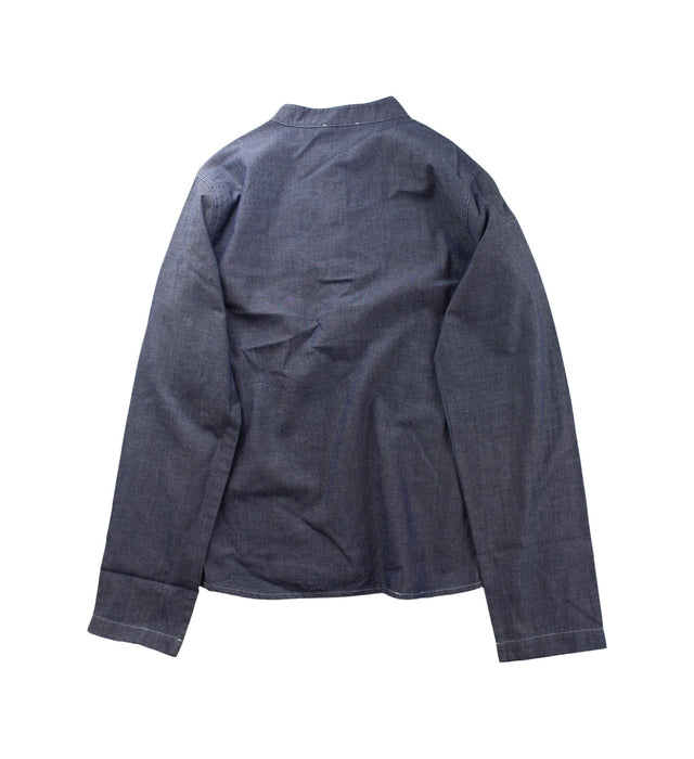 A Grey Long Sleeve Tops from the new society in size 12Y for boy. (Back View)