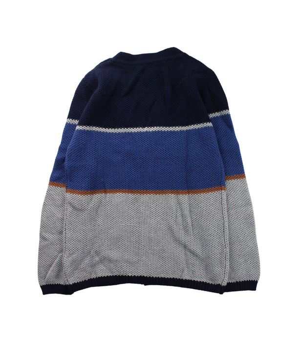 A Blue Cardigans from Carrément Beau in size 10Y for boy. (Back View)