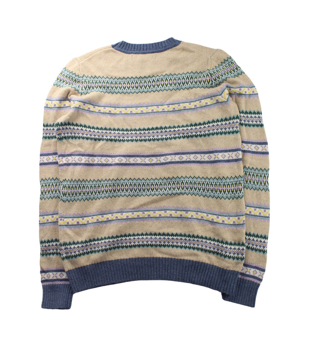 A Beige Knit Sweaters from Boden in size 11Y for boy. (Back View)