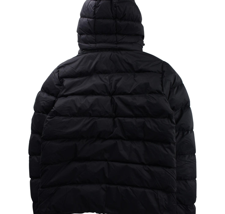 A Black Puffer/Quilted Jackets from Pyrenex in size 12Y for boy. (Back View)