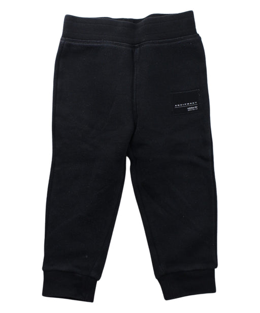 A Black Sweatpants from Adidas in size 12-18M for boy. (Front View)