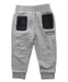 A Grey Sweatpants from Adidas in size 6-12M for boy. (Front View)