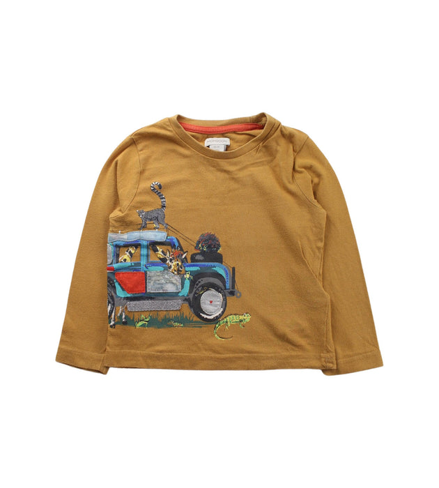 A Gold Long Sleeve T Shirts from Monsoon in size 12-18M for boy. (Front View)