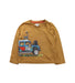 A Gold Long Sleeve T Shirts from Monsoon in size 12-18M for boy. (Front View)