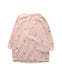 A Pink Sweater Dresses from Petit Bateau in size 3T for girl. (Back View)