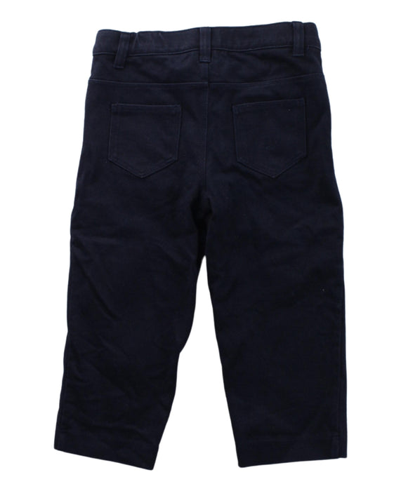 A Blue Casual Pants from Petit Bateau in size 12-18M for girl. (Back View)