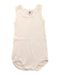 A White Sleeveless Bodysuits from Petit Bateau in size 6-12M for boy. (Front View)