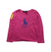 A Pink Long Sleeve T Shirts from Ralph Lauren in size 4T for girl. (Front View)