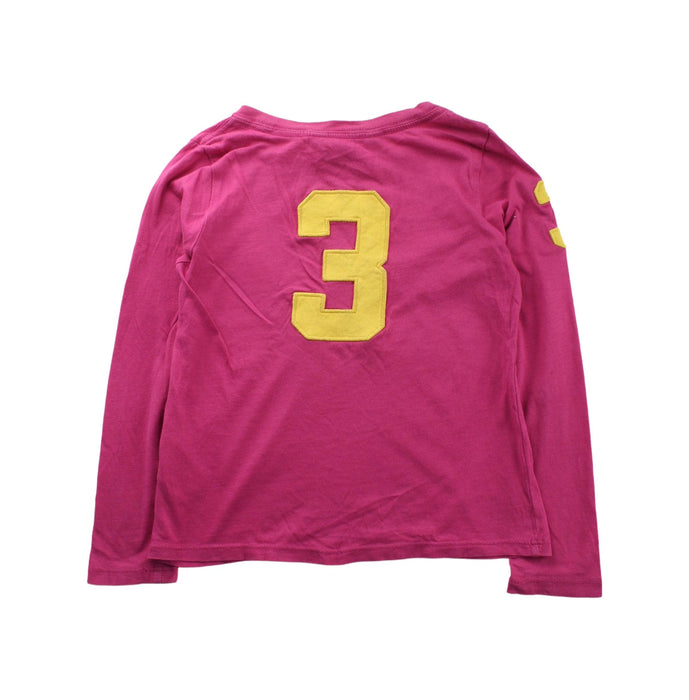 A Pink Long Sleeve T Shirts from Ralph Lauren in size 4T for girl. (Back View)