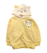 A Yellow Hooded Sweatshirts from :CHOCOOLATE in size 4T for girl. (Front View)