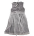 A Grey Sleeveless Dresses from Nicholas & Bears in size 6T for girl. (Back View)