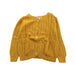 A Yellow Cardigans from Bonpoint in size 10Y for girl. (Front View)