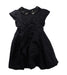 A Black Short Sleeve Dresses from Bonpoint in size 6T for girl. (Front View)