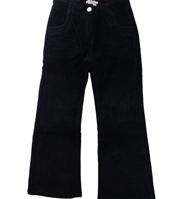 A Blue Casual Pants from Jacadi in size 6T for girl. (Front View)