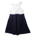 A Blue Sleeveless Dresses from Jacadi in size 8Y for girl. (Back View)