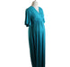 A Blue Short Sleeve Dresses from Seraphine in size M for maternity. (Front View)