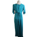 A Blue Short Sleeve Dresses from Seraphine in size M for maternity. (Back View)