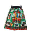 A Multicolour Long Skirts from Go to Hollywood in size 7Y for girl. (Back View)