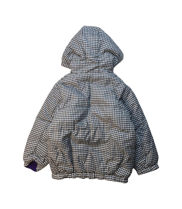 A Multicolour Puffer/Quilted Jackets from X-Girl Stages in size 4T for girl. (Back View)