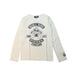 A White Long Sleeve T Shirts from Hysteric Mini in size 7Y for boy. (Front View)