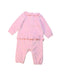 A Pink Long Sleeve Jumpsuits from Juicy Couture in size 0-3M for girl. (Back View)