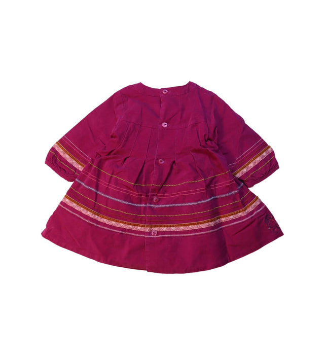 A Multicolour Long Sleeve Dresses from Kenzo in size 3-6M for girl. (Back View)