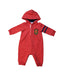 A Red Long Sleeve Jumpsuits from Ralph Lauren in size 0-3M for boy. (Front View)